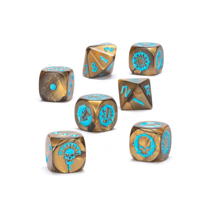 Warhammer - Blood Bowl: Tomb Kings Team Dice Set